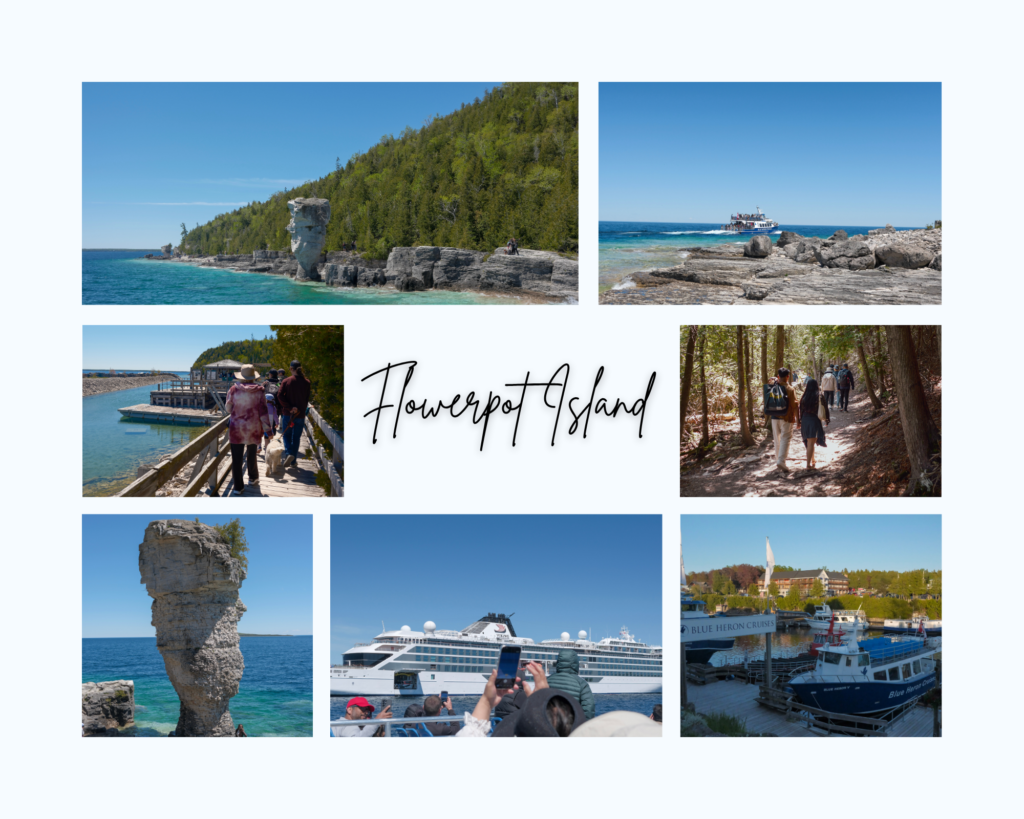 flowerpot island & blue heron cruise, tobermory