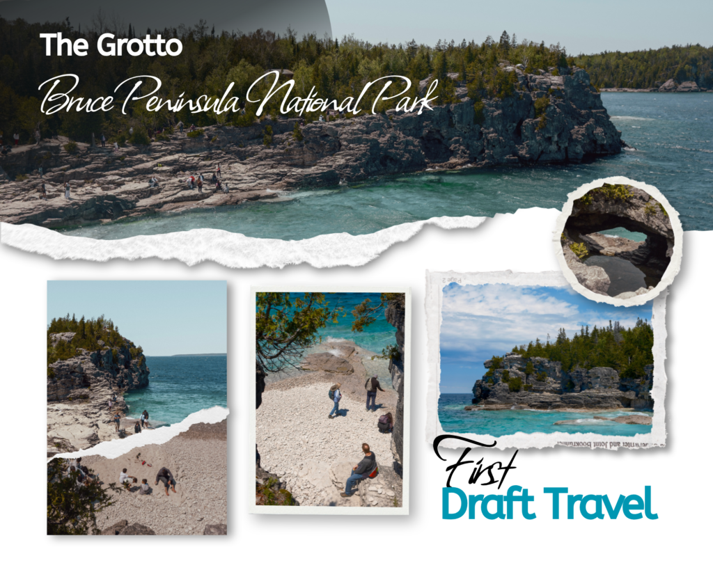 the grotto & cyprus lake trail, tobermory